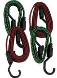 Petex 43192400 Bagagespin J-haak, Platte band, Groen, Rood