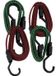 Petex 43192400 Bagagespin J-haak, Platte band, Groen, Rood