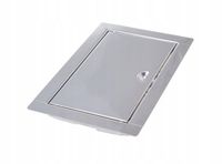 Merkloos / Sans marque AQBAU Inspectiedeur RVS 25x30cm met Klikslot