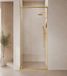 Badplaats Douchedeur Seattle 80 x 190 cm – Goud – Douchewand 6 mm Veiligheidsglas