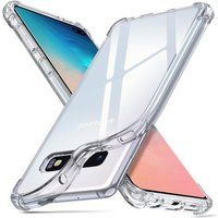 Phonillico® Schokbestendige hoes voor Samsung Galaxy S10 PLUS - Transparante TPU-gelhoes Beschermende zachte siliconen Slim Light