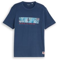 Tom Tailor - T-shirt met fotoprint - Maat XXL - Dark Duck Blue