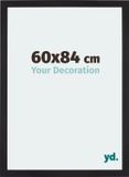yd. Cadre photo 60x84 cm Noir imitation bois MDF