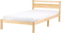 Beliani MERCURER - Bedframe - Lichtbruin - 120 x 200 cm - Dennenhout
