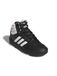adidas Hoops Mid Classic Schoenen, uniseks kinderen, Core Black/Ftwr White/Orbit Grey, 38 EU