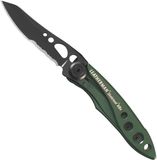 Leatherman Skeletool KBx - Vielseitiges Kombi-Messer, integrierter Flaschenöffner, 420HC-Edelstahl, OD Green