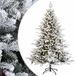 vidaXL - Kunstmatige - Hinged - Kerstboom - 180 - cm - 300 - LED's - Warmwit