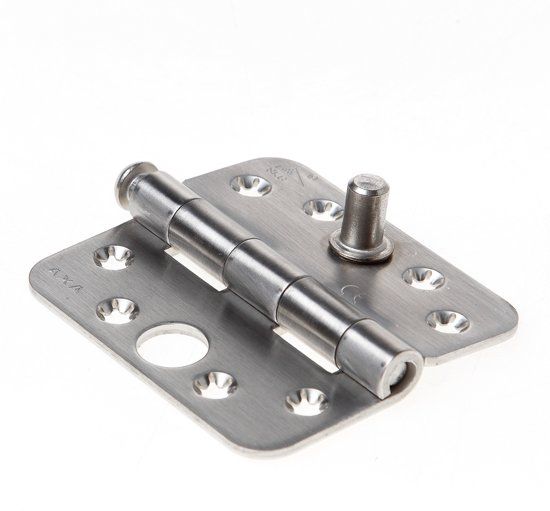 Axa Smart veiligheidsscharnier ronde hoeken RVS 89 x 79 x 3mm SKG*** 1617-08-81/VE