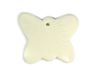 Hanger papillon ciré blanc 20 x 30 mm, 50u, ca.