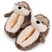 NICI pluche pantoffels met antislipzool voor thuis