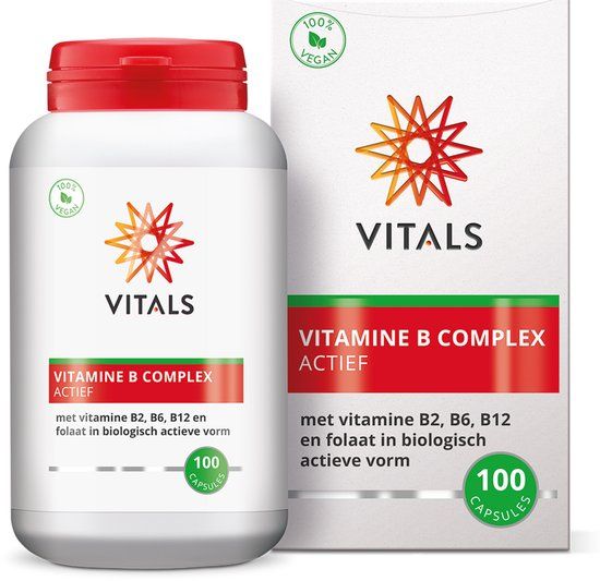 Vitals - Vitamine B Complex Actief - 100 Capsules
