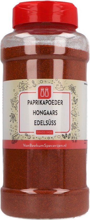 Van Beekum Specerijen Paprikapoeder Hongaars (Edelsüss) - Strooibus 450g