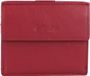 Esquire Oslo creditcard etui RFID leer 9.5 cm - 6 Sleuven - rood