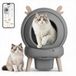 Garvee Zelfreinigende kattenbak XXL 65 l | Met 9 sensoren, anti-vliegen, stil, app-bediening, ideaal voor meerdere katten, donkergrijs, EU-standaard
