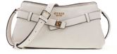 GUESS Ella Logo Girlfriend Crossbody Stone Logo crème schoudertas