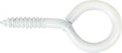 AMIG Schroefogen - 6x - staal - 50 mm - wit