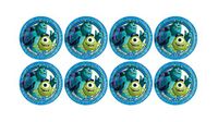ALMACENESADAN 3327; verpakking met 8 papieren borden Monsters Universe; diameter 20 cm; ideaal voor feestjes en verjaardagen