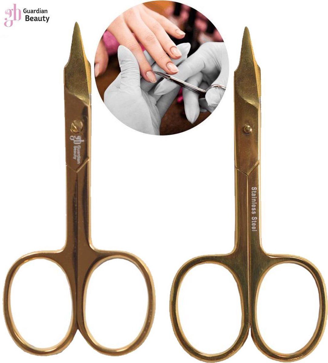 Guardian Beauty Nagelschaar | Nagelriemschaar | Guadian Beauty Nail scissors Gouden