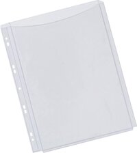 Q-Connect Geperforeerde showtas A4 11-gaatsperforatie PP transparant - 5 stuks