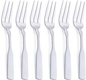 Ibenzoa® Elegant en Functioneel Roestvrijstalen Drietingengabel Set voor Elke Gelegenheid, 6 Stuks