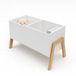 Merkloos Relaxdays Boekenrek kind - 2 vakken - 40x66,5x34,5 cm