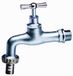 Splash-X Robinet extérieur chrome version lourde G1/2" x 13 mm.