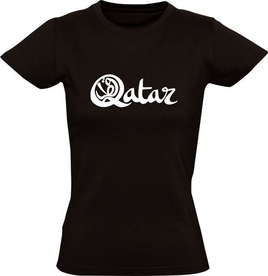 Sol's Qatar Dames T-shirt - Zwart - 2XL - Katoen