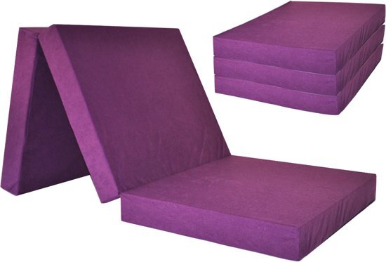 Viking Choice Kinder logeermatras - violet - camping matras - reismatras - opvouwbaar matras - 120 x 60 x 6