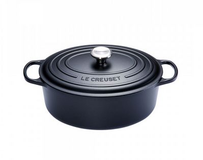 Le Creuset Signature Braadpan - 27cm - 4.1L - Zwart