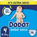 Dodot Bebé Seco T4 9-14kg 58uds