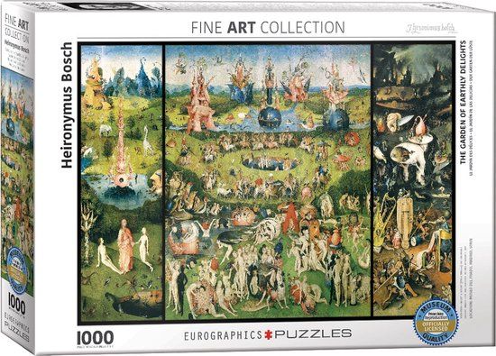 Jheronimus Bosch - De tuin der lusten 1000 stukjes Puzzel - Kunst en Religie