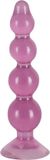 You2Toys – Kunststof Anal Beads met 4 Verdikte Kralen voor Anaal Plezier met Zuignap - Paars