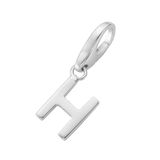Giorgio Martello Milano Giorgio Martello Letter H Charm | Zilver 925/000 | Gerhodineerd