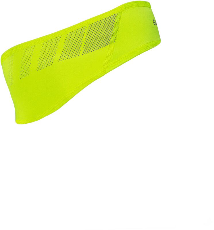 GripGrab Windproof Hi-Vis Hoofdband - fluo yellow