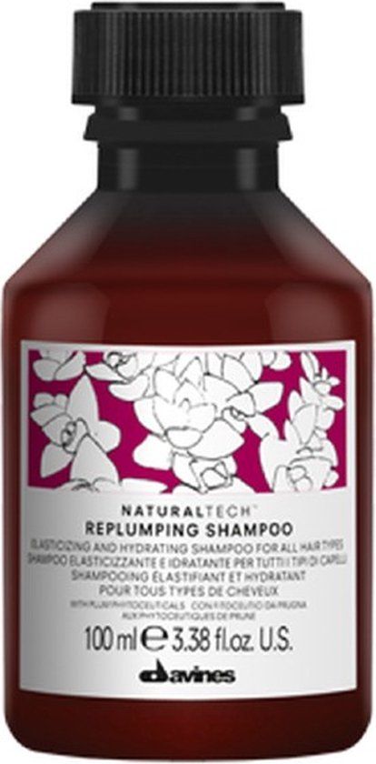 Davines Replumping Shampoo 100 ml - Unisex - Alle haartypes