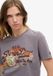 Superdry Tokyo Relaxed T-shirt met vintage logo en print - Dames - T-shirts - Rock Dark Grey - UK10-EU38