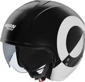 Nolan N20-2 Viceversa 344, casque ouvert, couleur: Mat Noir/Blanc, taille: L