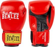 Benlee Fighter Leren Bokshandschoenen Rood 10 oz