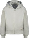 Vingino Myra Meisjes Hoodie Katoen Grijs Melange Maat 140