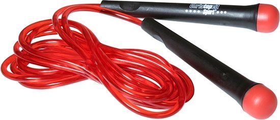 Christopeit Speed rope zwart, rood