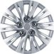 Autostyle Ohio Wieldoppen 14 inch Zilver - 4 stuks