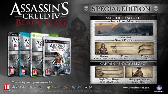 Nintendo Assassin s Creed IV 4 Black Flag - Day 1 Special Edition /Wii-U