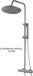 Wiesbaden Thermostatische Regendoucheset Opbouw - Caral - Geborsteld Staal