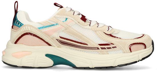 Sacha Dames Witte Sneakers met Multicolor Details - Maat 36