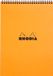 Rhodia Spiraalblok A4 Lijn 160 Pagina's 80gr Oranje | 5 Stuks