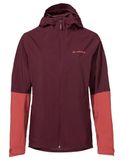 VAUDE Moab Rain Jacket II, Hardshell Jas, Dames, Cassis Uni, Maat S
