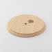 Klartext - Houten sokkel voor Belle ÉPOQUE aansluitdoos, ruw, Ø 80 mm