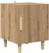 vidaXL Nachtkastje Artisan Eiken 40 x 40 x 50 cm Bewerkt hout