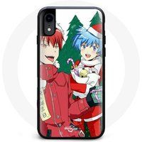 Maniacase Hoesje voor Iphone X Karma et Nagisa Assassination Classroom Anime Kerstdag