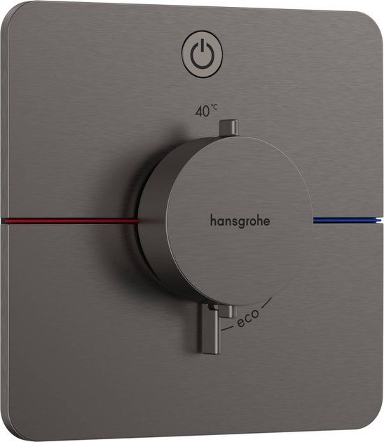 Hansgrohe ShowerSelect Comfort Q Afbouwdeel Inbouwthermostaat Brushed Black Chrome